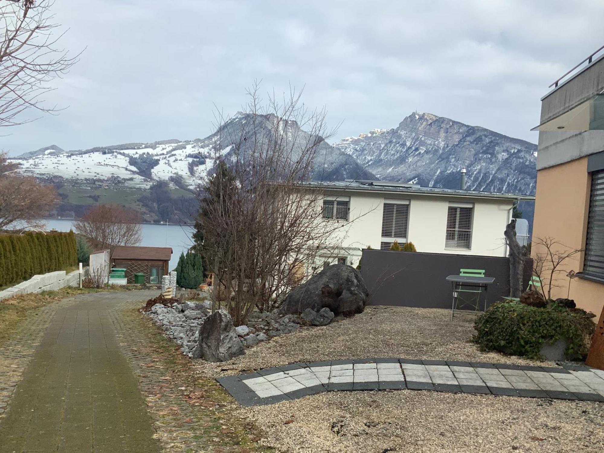 Oase Zum Sein Apartment Spiez Exterior photo