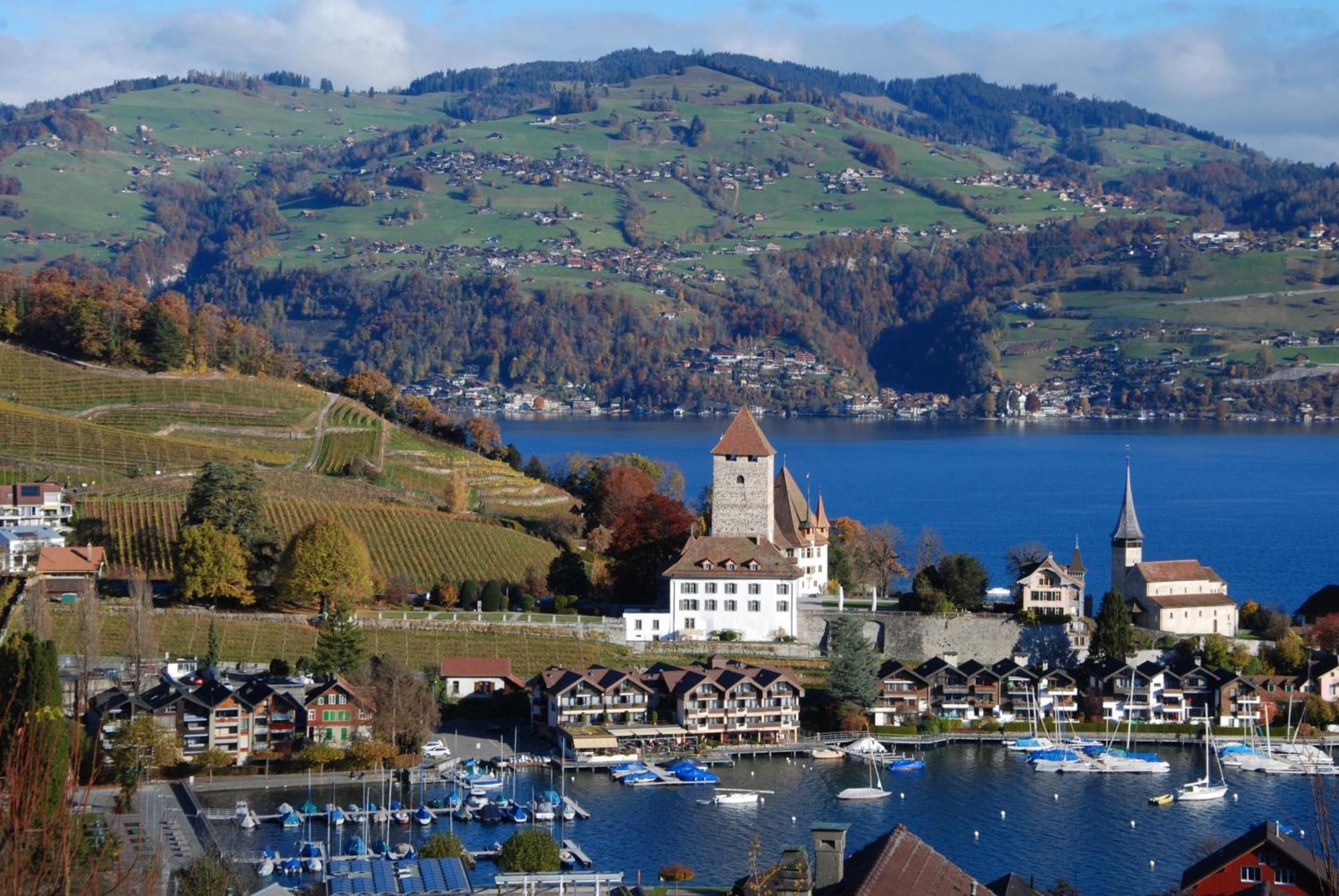 Oase Zum Sein Apartment Spiez Exterior photo